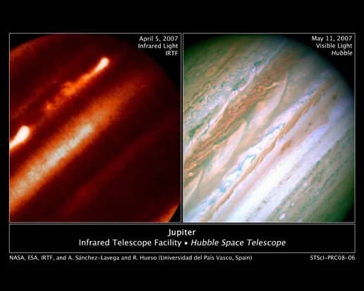 NASA – Internal Heat Drives Jupiter’s Giant Storm Eruption