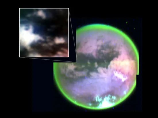 Cassini Peeks Below Cloud Shroud Around Titan