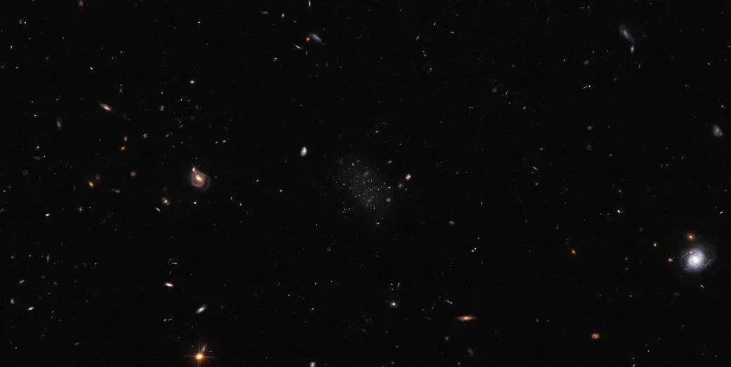 Hubble Spots an Elusive Galaxy