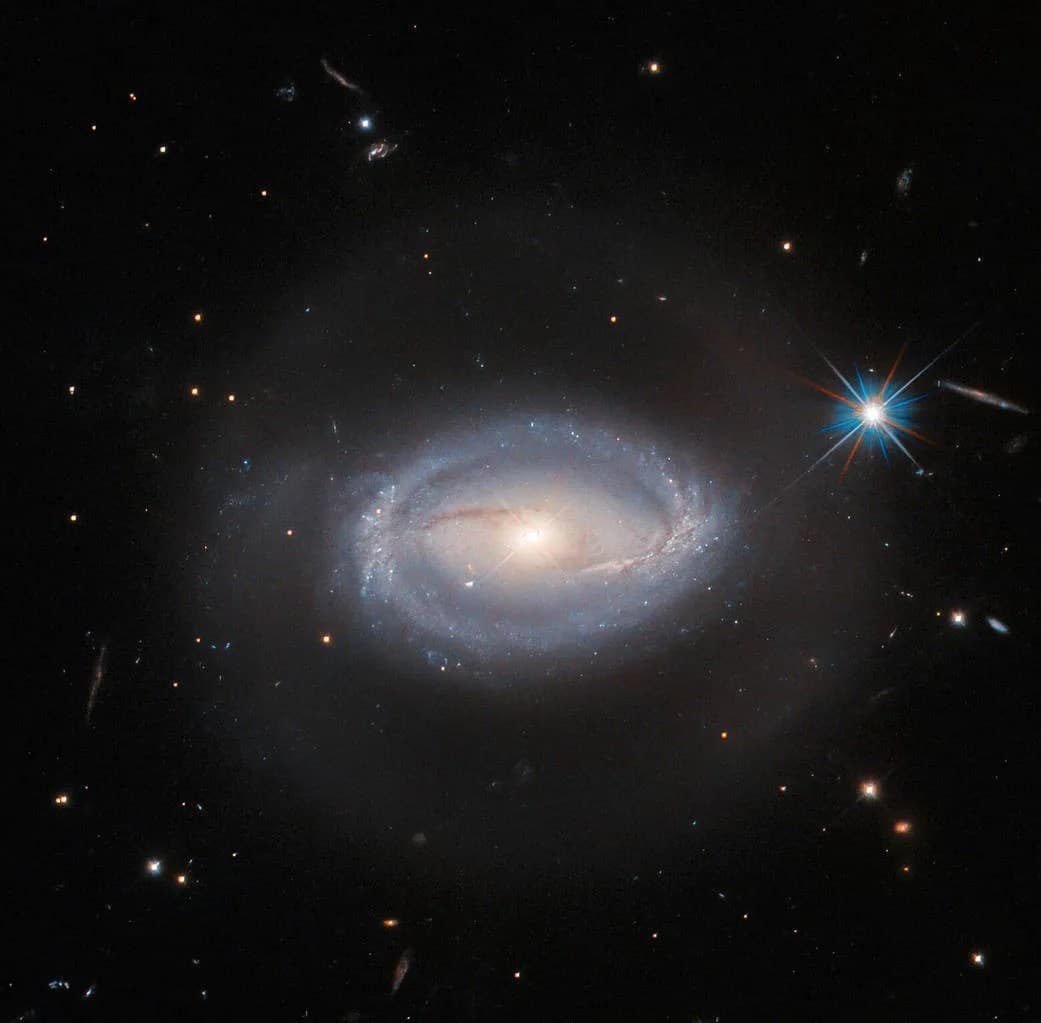Hubble Views an Intriguing Active Galaxy