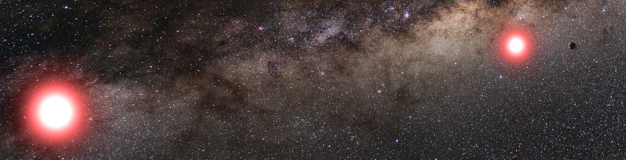 Frozen world discovered in binary star system