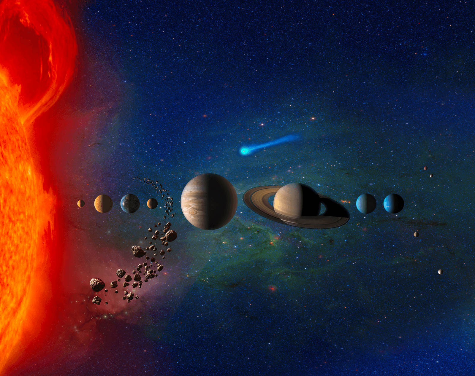 Temperatures Across Our Solar System
