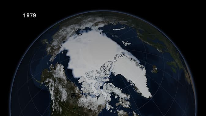 Four decades of sea ice from space: The decline