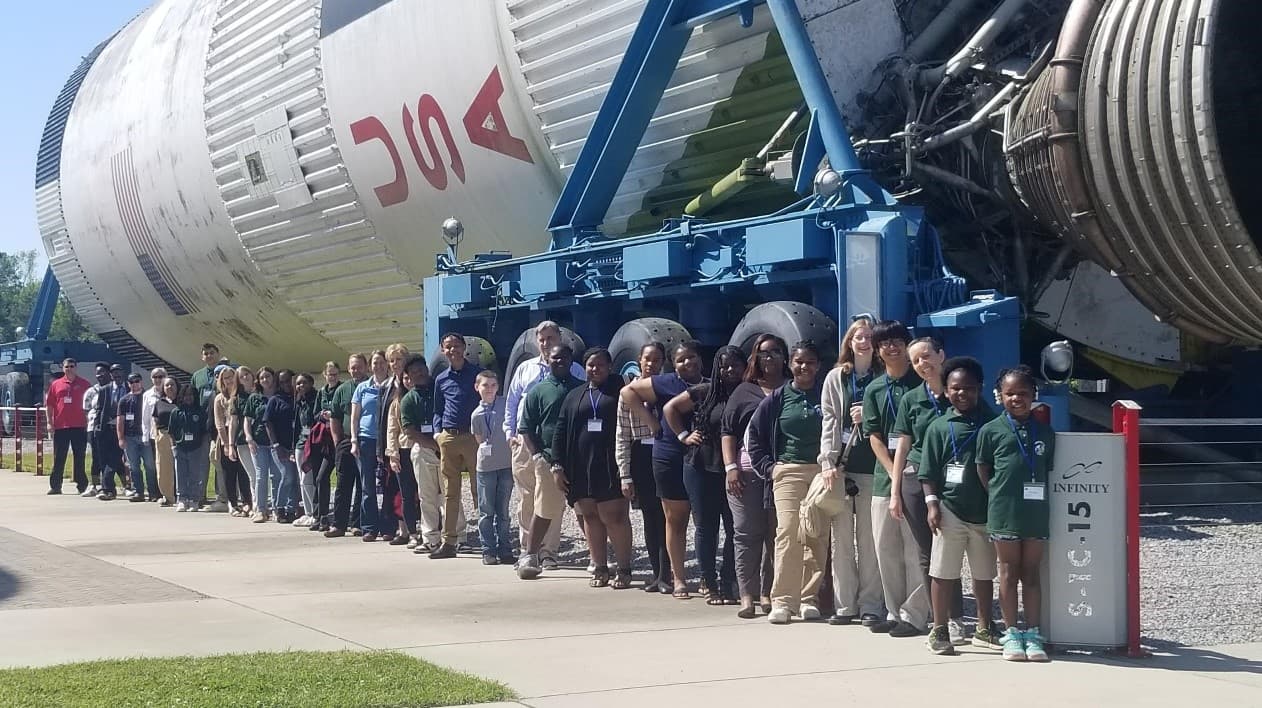 Students Present GLOBE Research at INFINITY Science Center with NASA ASTRO CAMP Community Partners Team