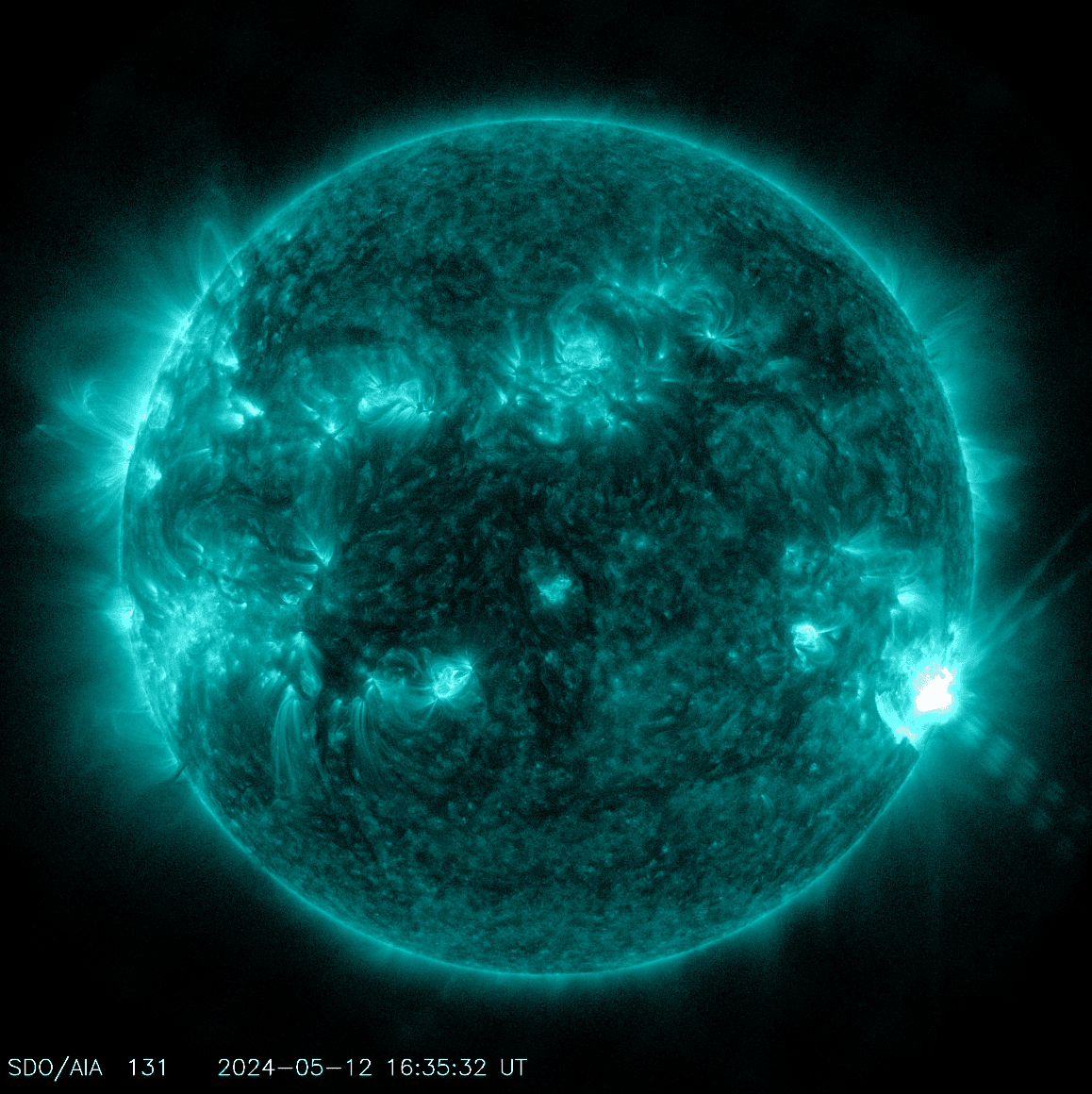 Strong Flare Erupts from Sun