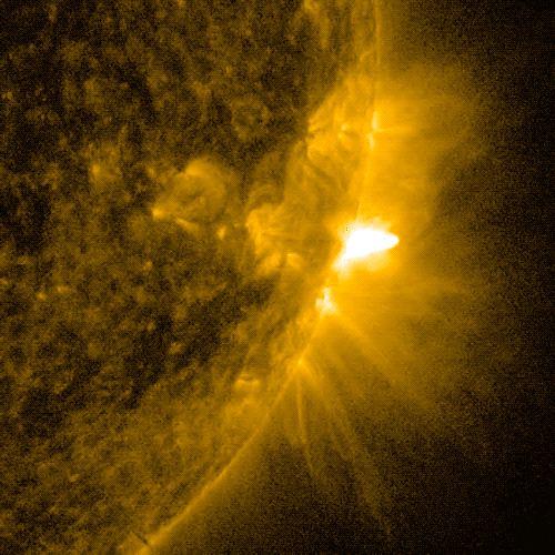 Strong Flare Erupts from Sun