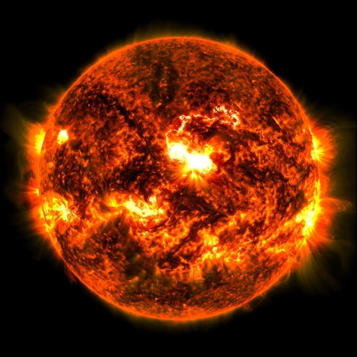 Sun Releases Strong Solar Flare