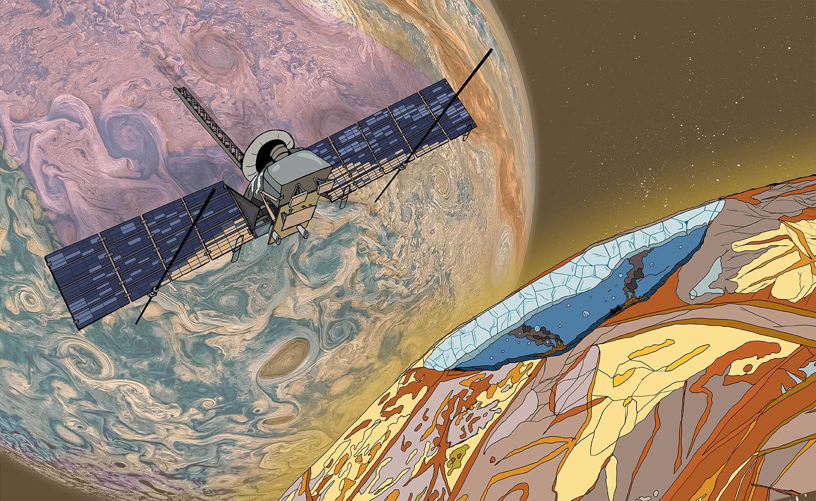 NASA’s New Edition of Graphic Novel Features Europa Clipper