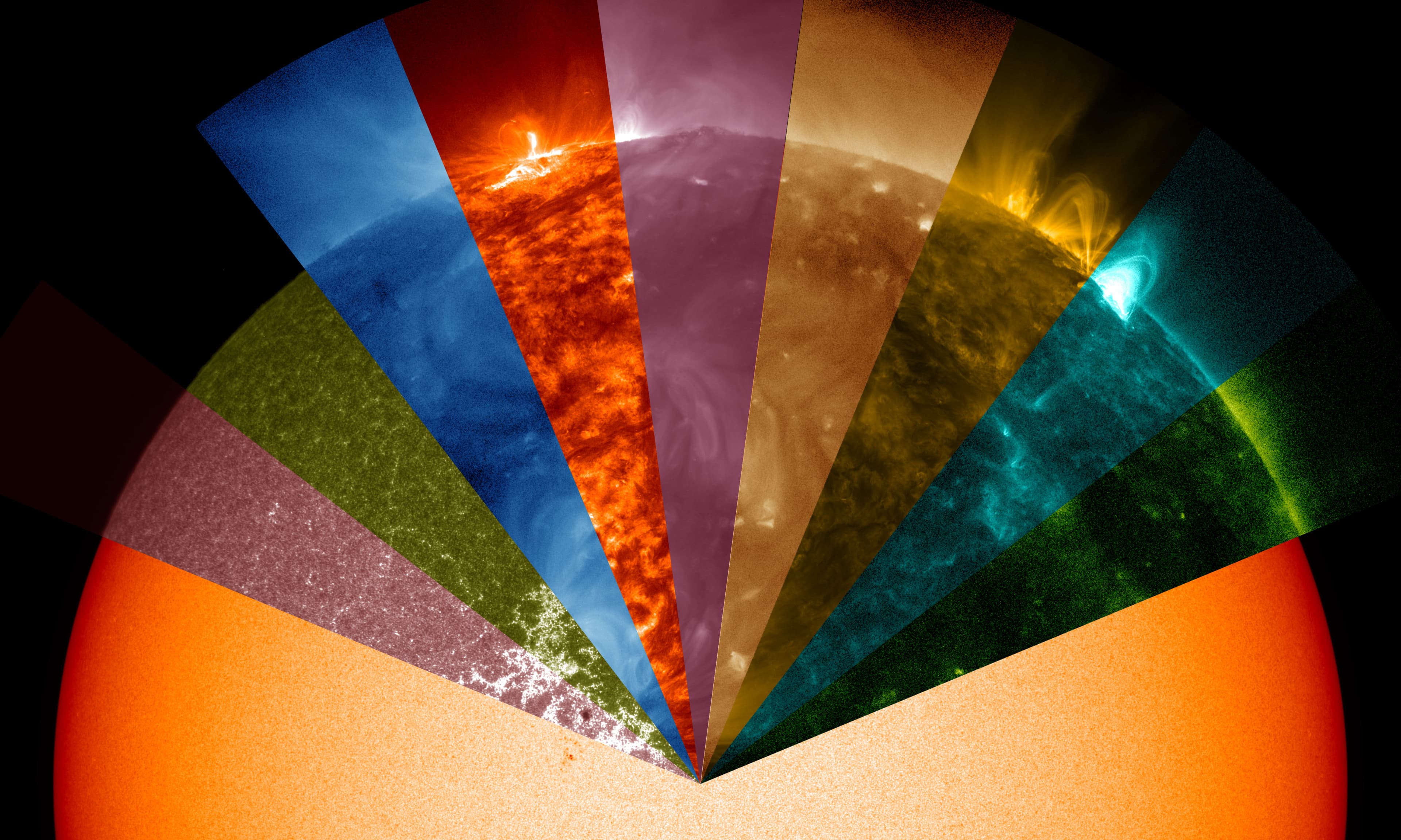 APOD: 2013 December 21 – SDO’s Multiwavelength Sun