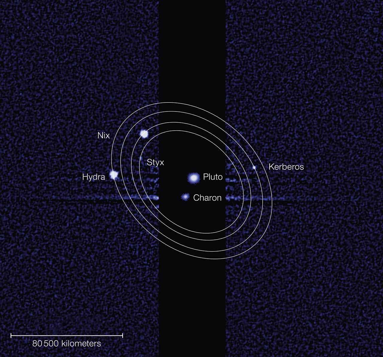 APOD: 2013 July 8 – Pluto’s Newly Discovered Moons Receive Names