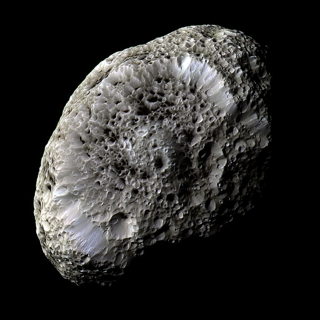 APOD: 2013 June 30 – Saturn’s Hyperion: A Moon with Odd Craters