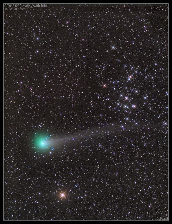 APOD: 2013 November 9 – Comet Lovejoy with M44