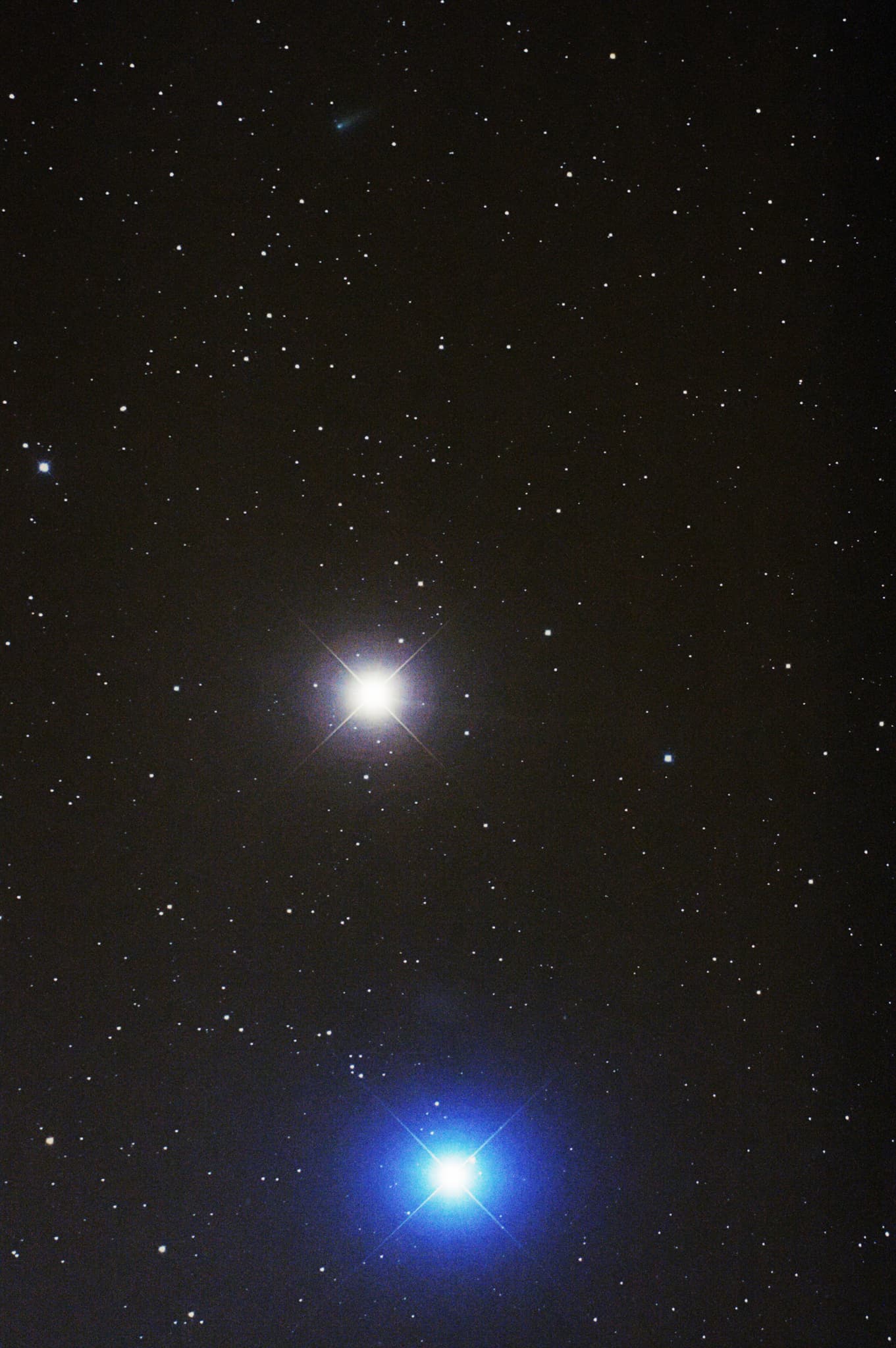 APOD: 2013 October 17 – ISON, Mars, Regulus