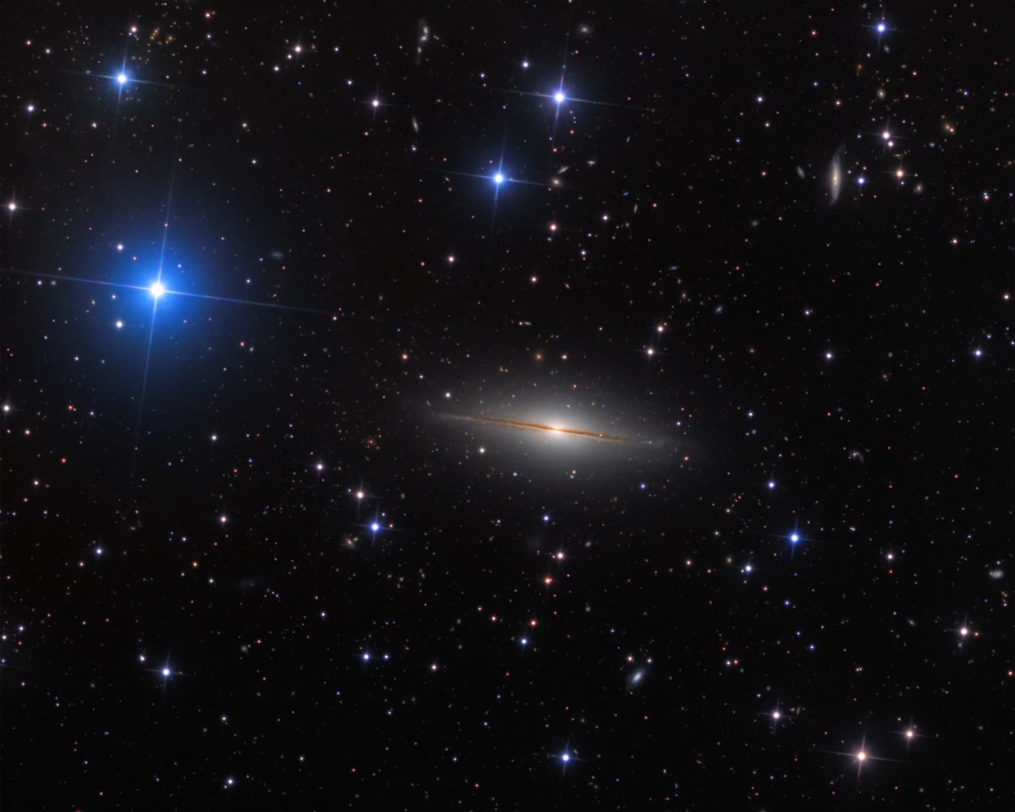 APOD: 2013 October 25 – NGC 7814: The Little Sombrero in Pegasus