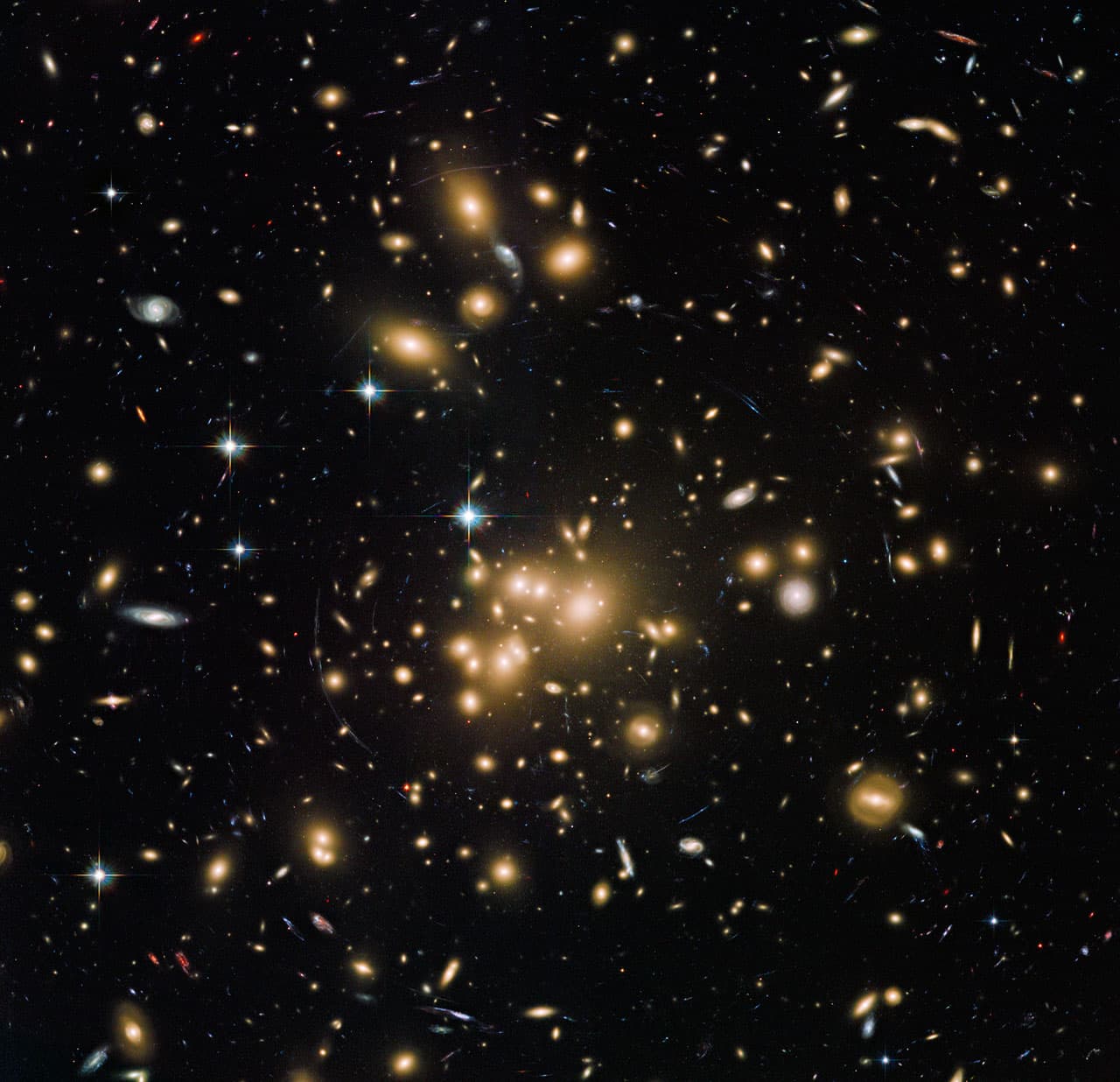 APOD: 2013 September 17 – Galaxy Cluster Abell 1689 Deflects Light