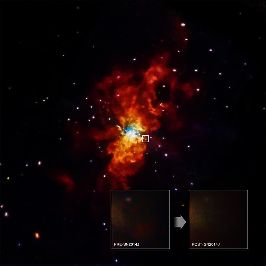 APOD: 2014 August 16 – No X-rays from SN 2014J