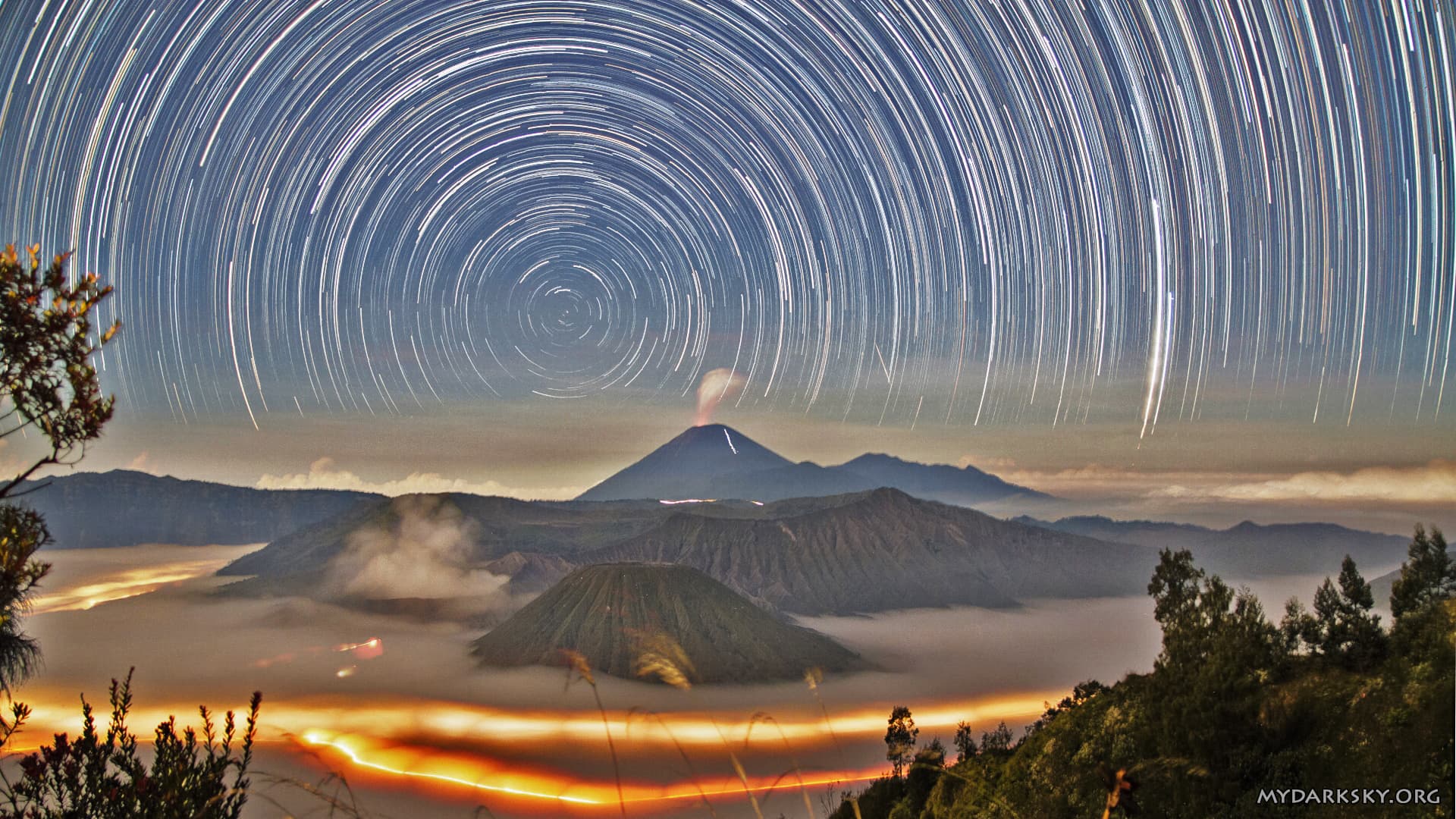 APOD: 2014 August 18 – Star Trails Over Indonesia