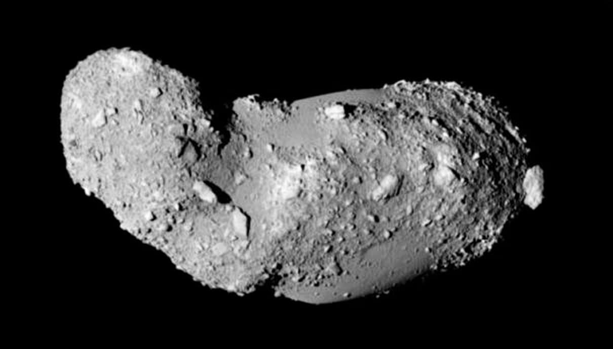 APOD: 2014 February 9 – The Missing Craters of Asteroid Itokawa