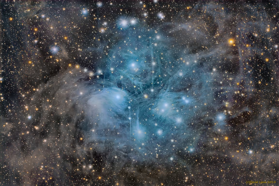 APOD: 2014 February 25 – The Pleiades Deep and Dusty