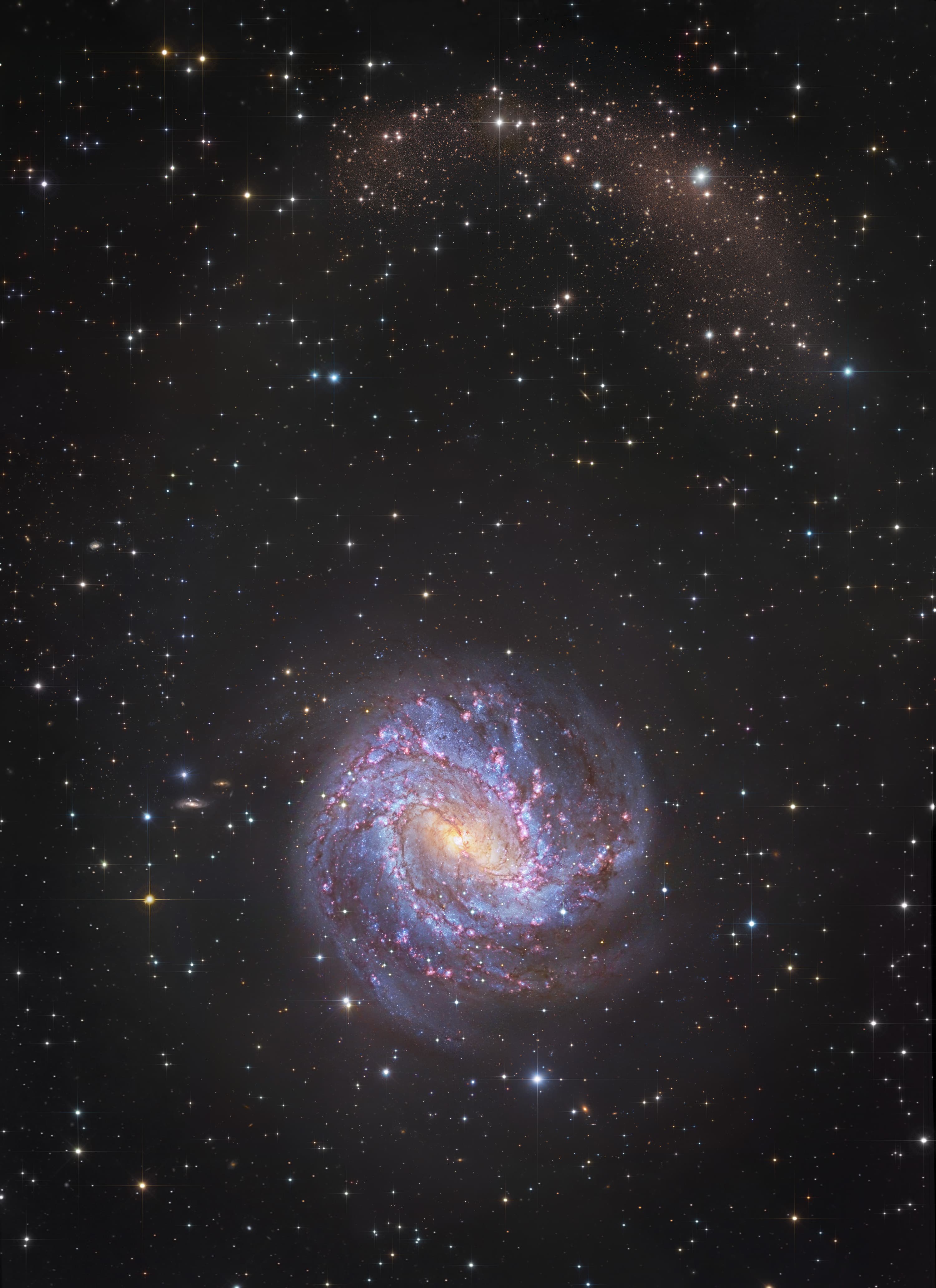 APOD: 2014 January 17 – M83 Star Streams
