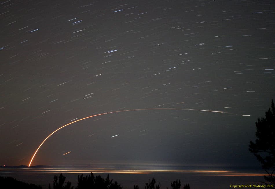 APOD: 2014 July 4 – OCO-2 Night Launch