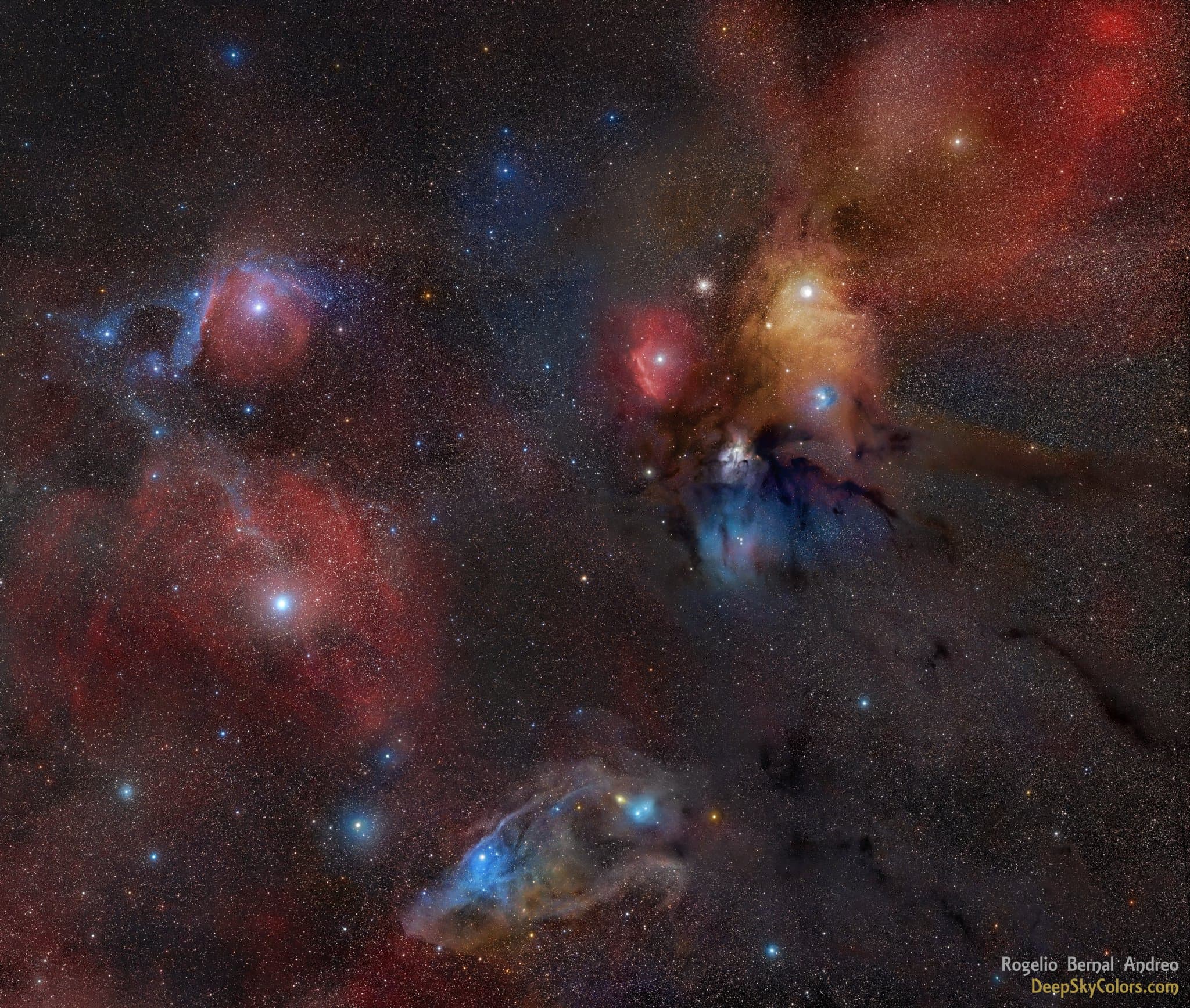 APOD: 2014 July 27 – Rho Ophiuchi Wide Field