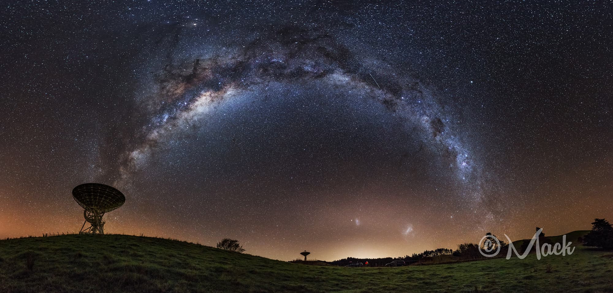 APOD: 2014 June 11 – Three Galaxies over New Zealand