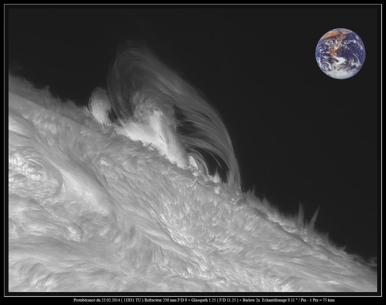 APOD: 2014 March 4 – Sun and Prominence