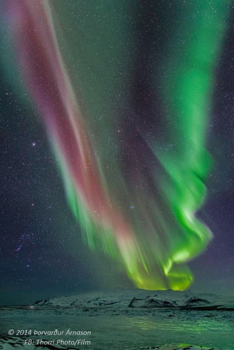 APOD: 2014 March 24 – Orion and Aurora over Iceland