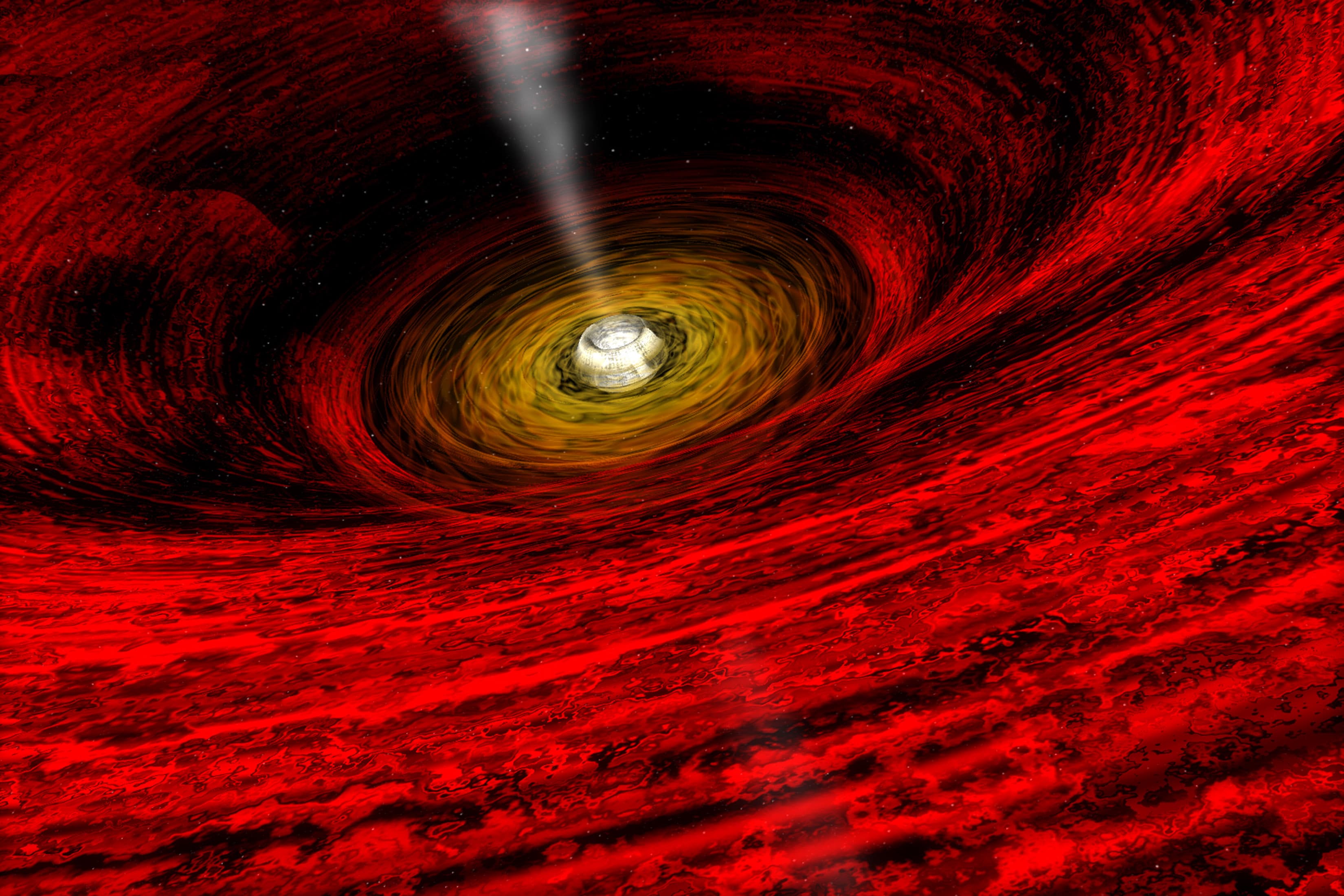 APOD: 2014 March 23 – The View Near a Black Hole