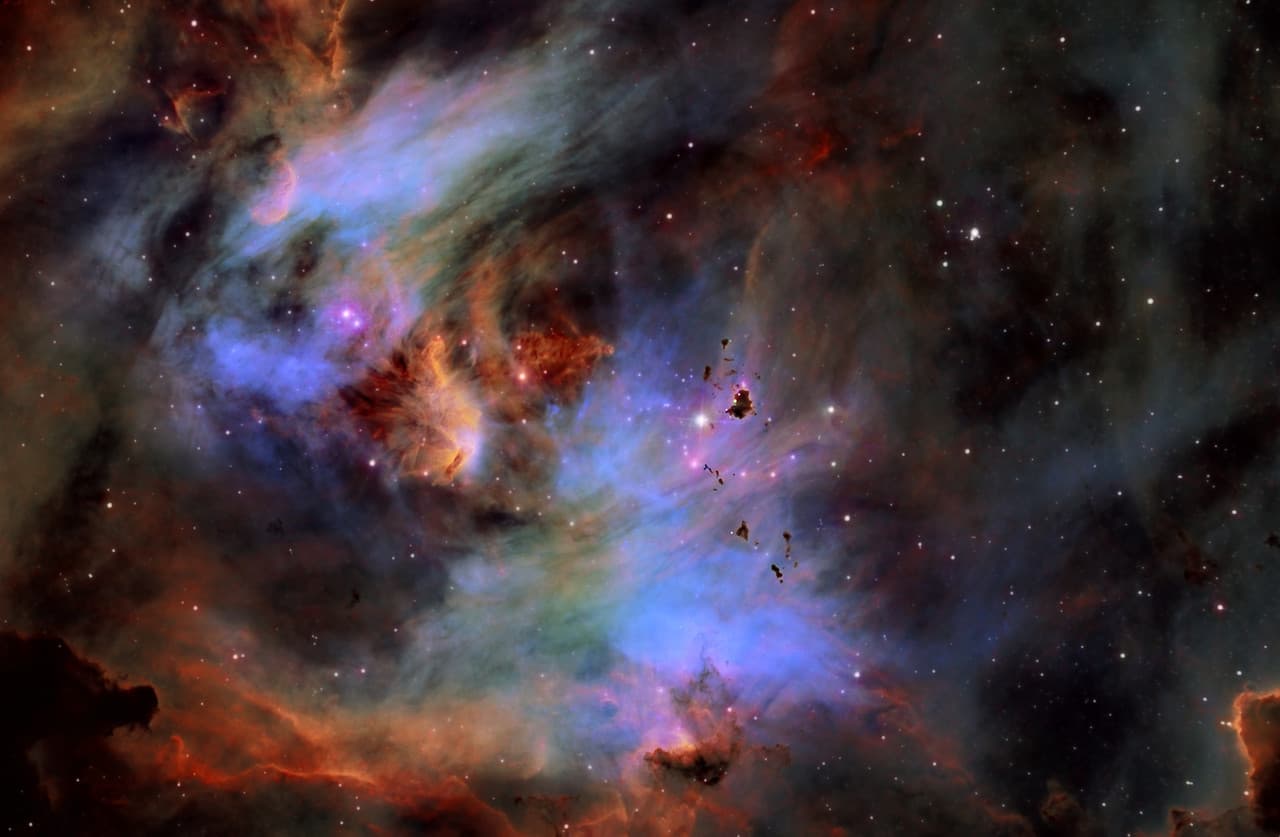 APOD: 2014 March 5 – Globules in the Running Chicken Nebula