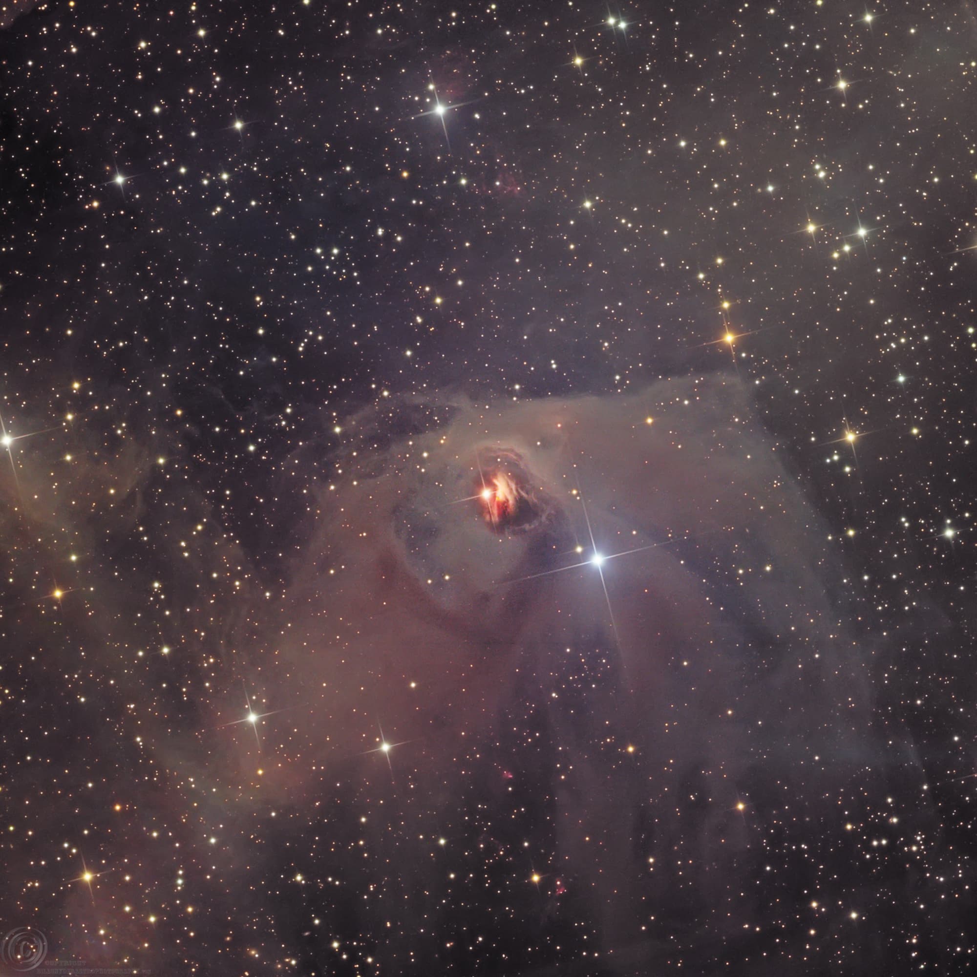 APOD: 2014 May 3 – T Tauri and Hind s Variable Nebula