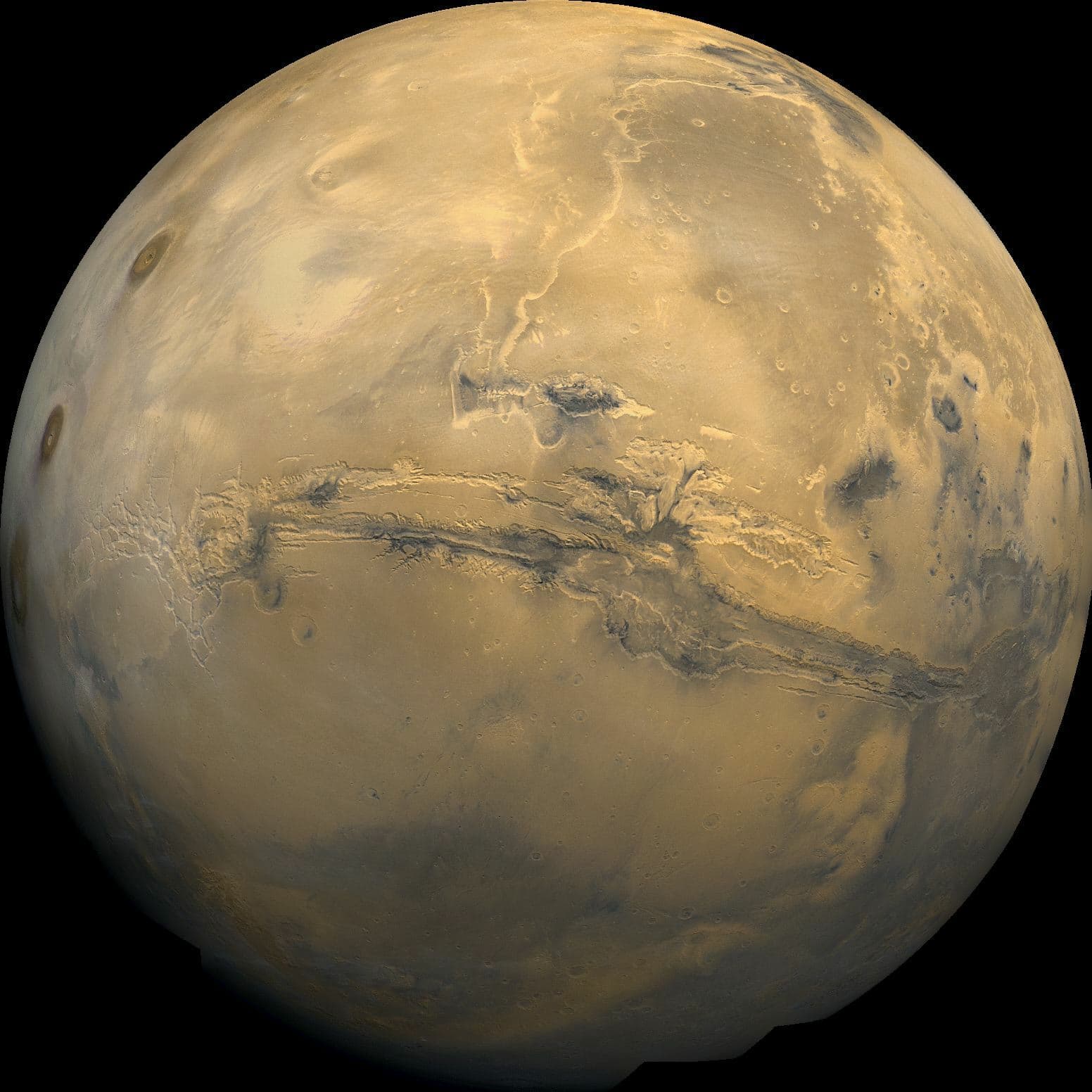 APOD: 2014 May 11 – Valles Marineris: The Grand Canyon of Mars