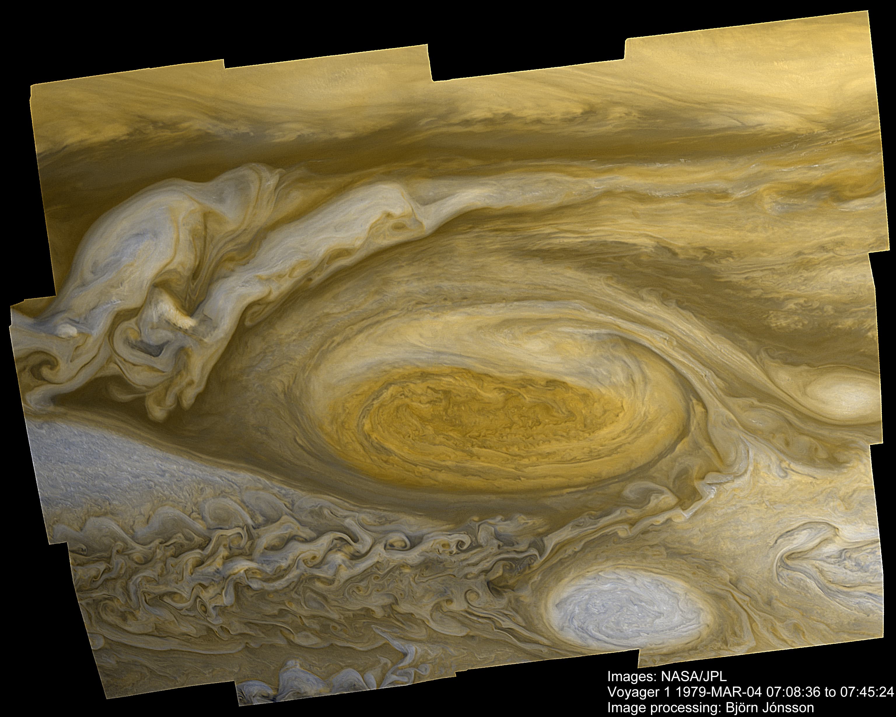 APOD: 2014 May 18 – Jupiters Great Red Spot from Voyager 1