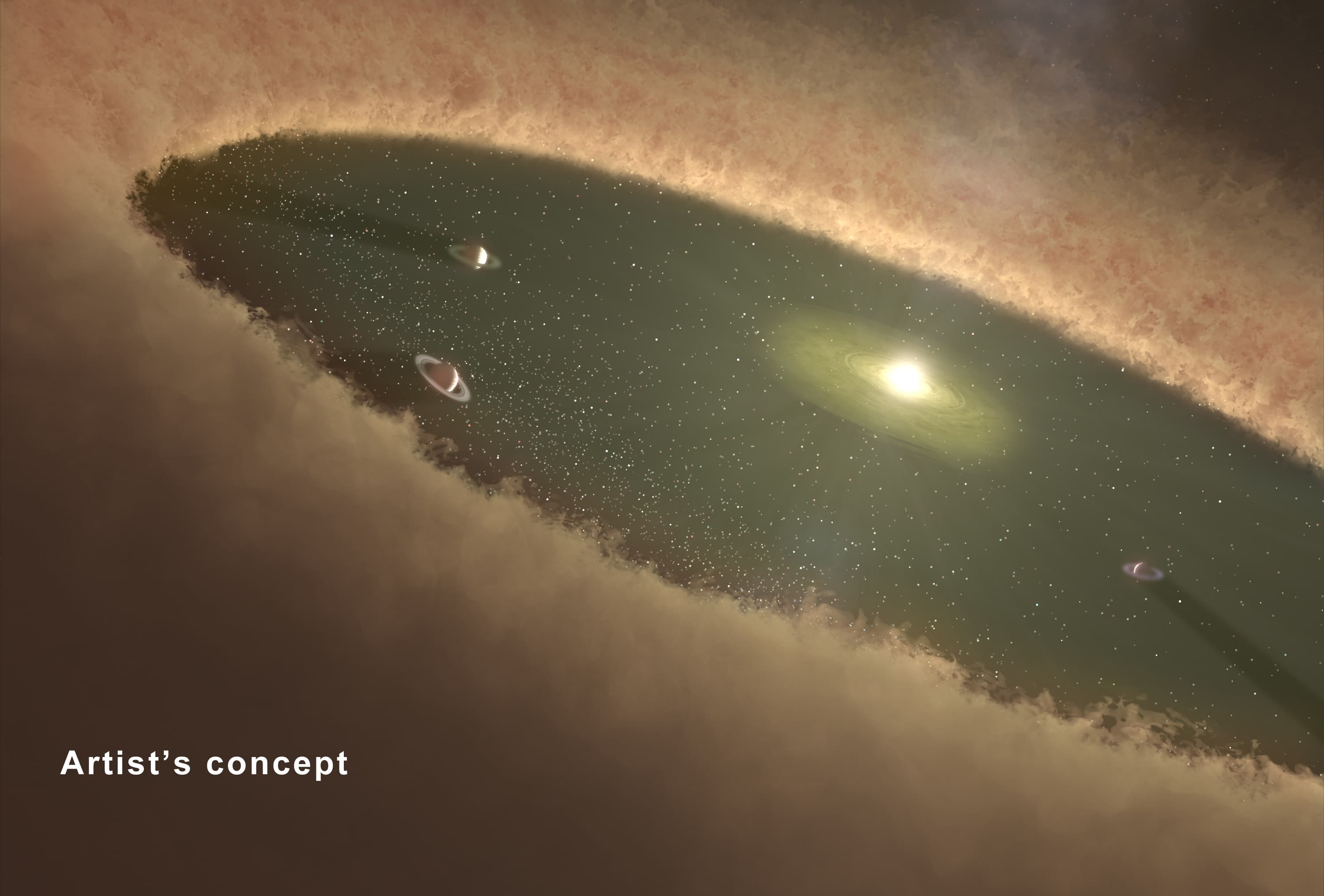 APOD: 2014 November 17 – The Double Dust Disks of HD 95086