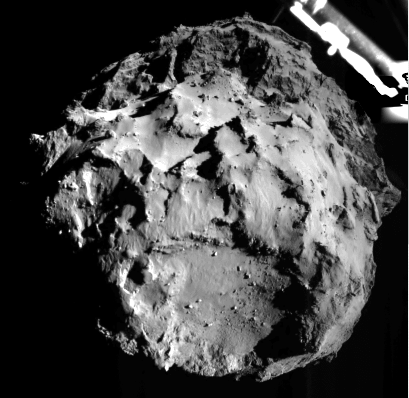 APOD: 2014 November 13 – Descent to a Comet