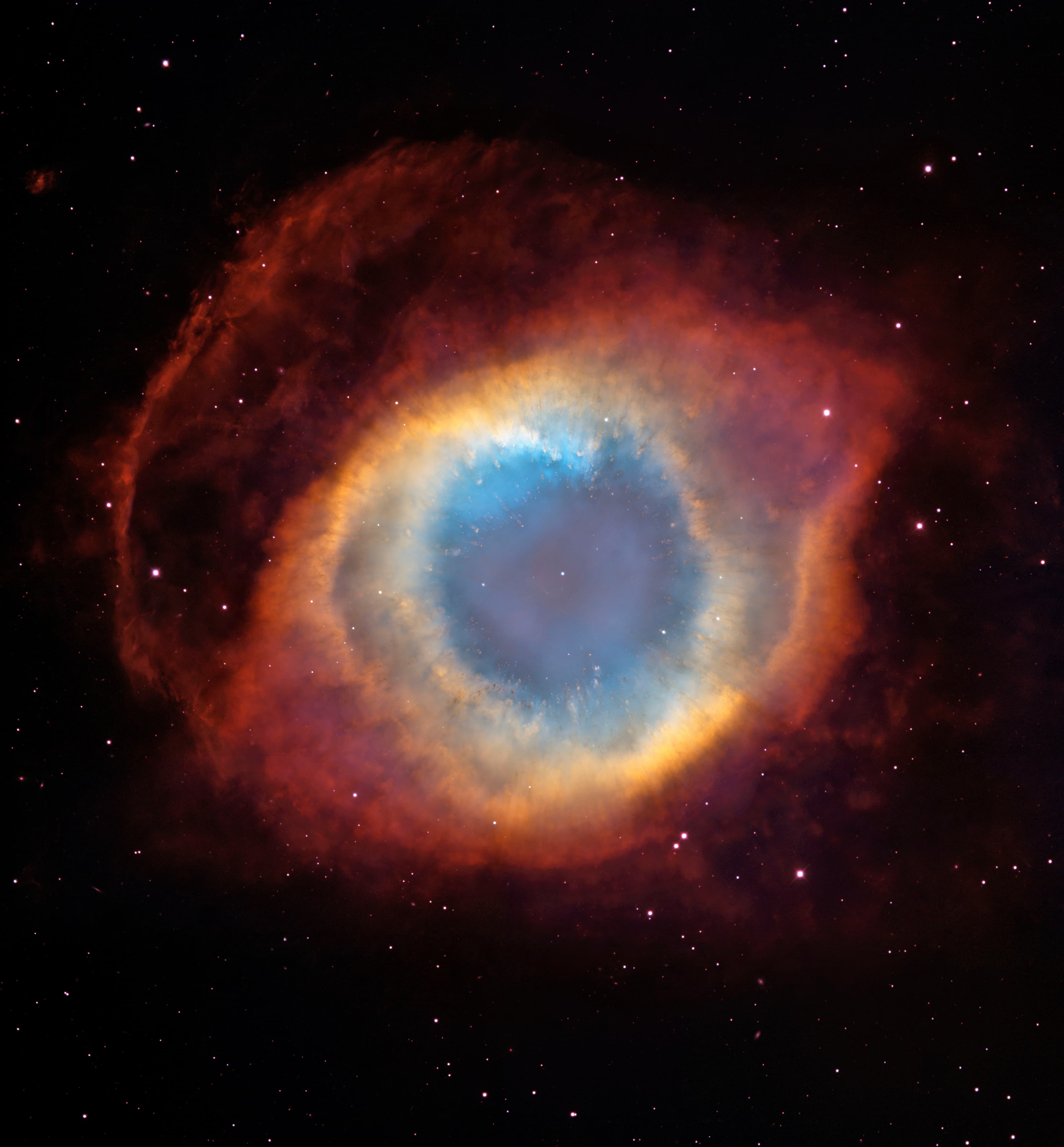 APOD: 2014 October 12 – The Helix Nebula from Blanco and Hubble