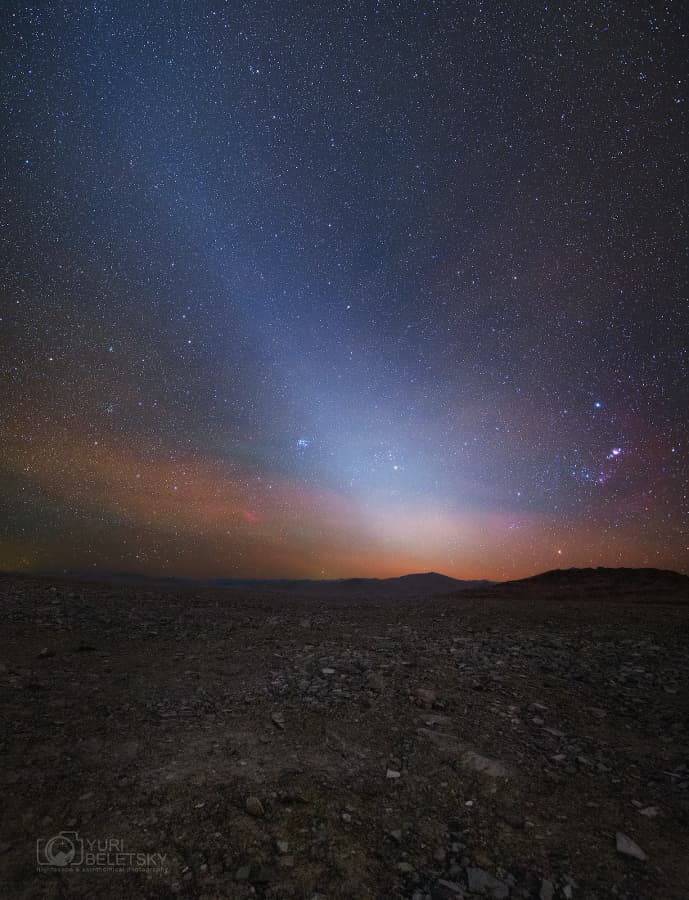 APOD: 2014 September 11 – Zodiacal Light before Dawn