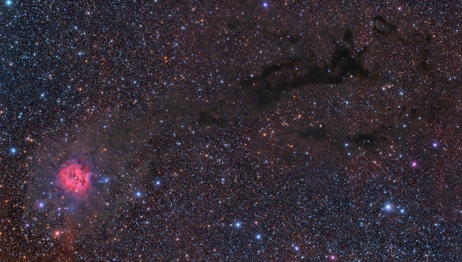 APOD: 2014 September 18 – Cocoon Nebula Wide Field