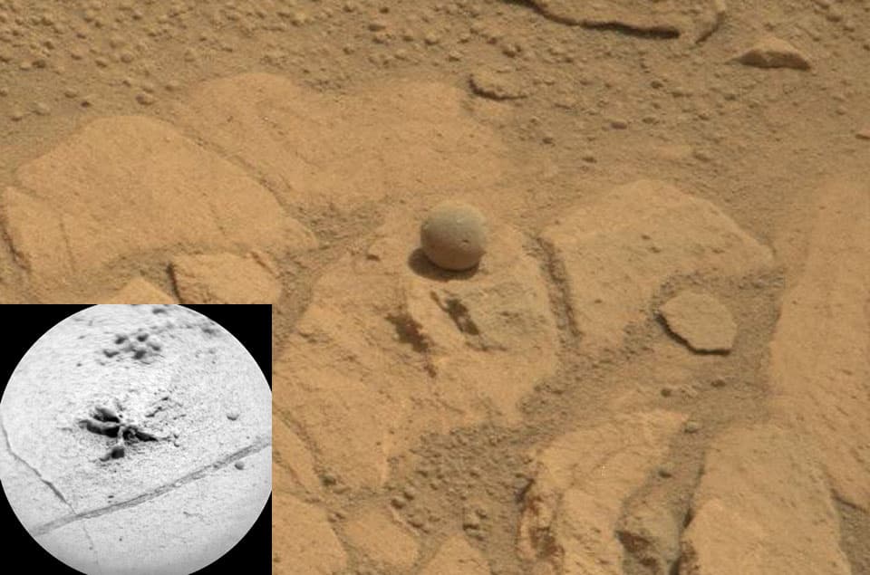 APOD: 2014 September 29 – Unusual Rocks near Pahrump Hills on Mars