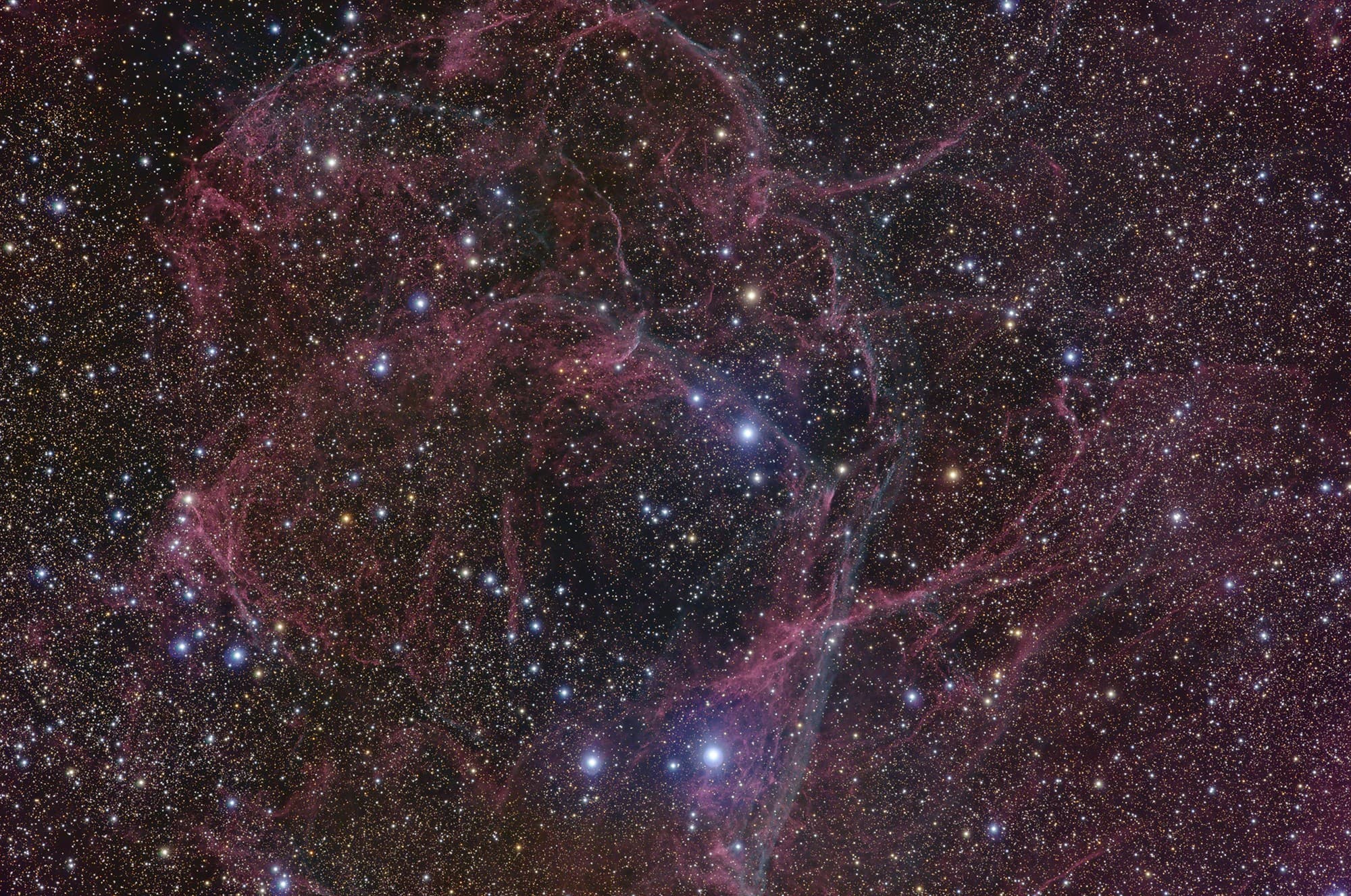 APOD: 2015 January 1 – Vela Supernova Remnant