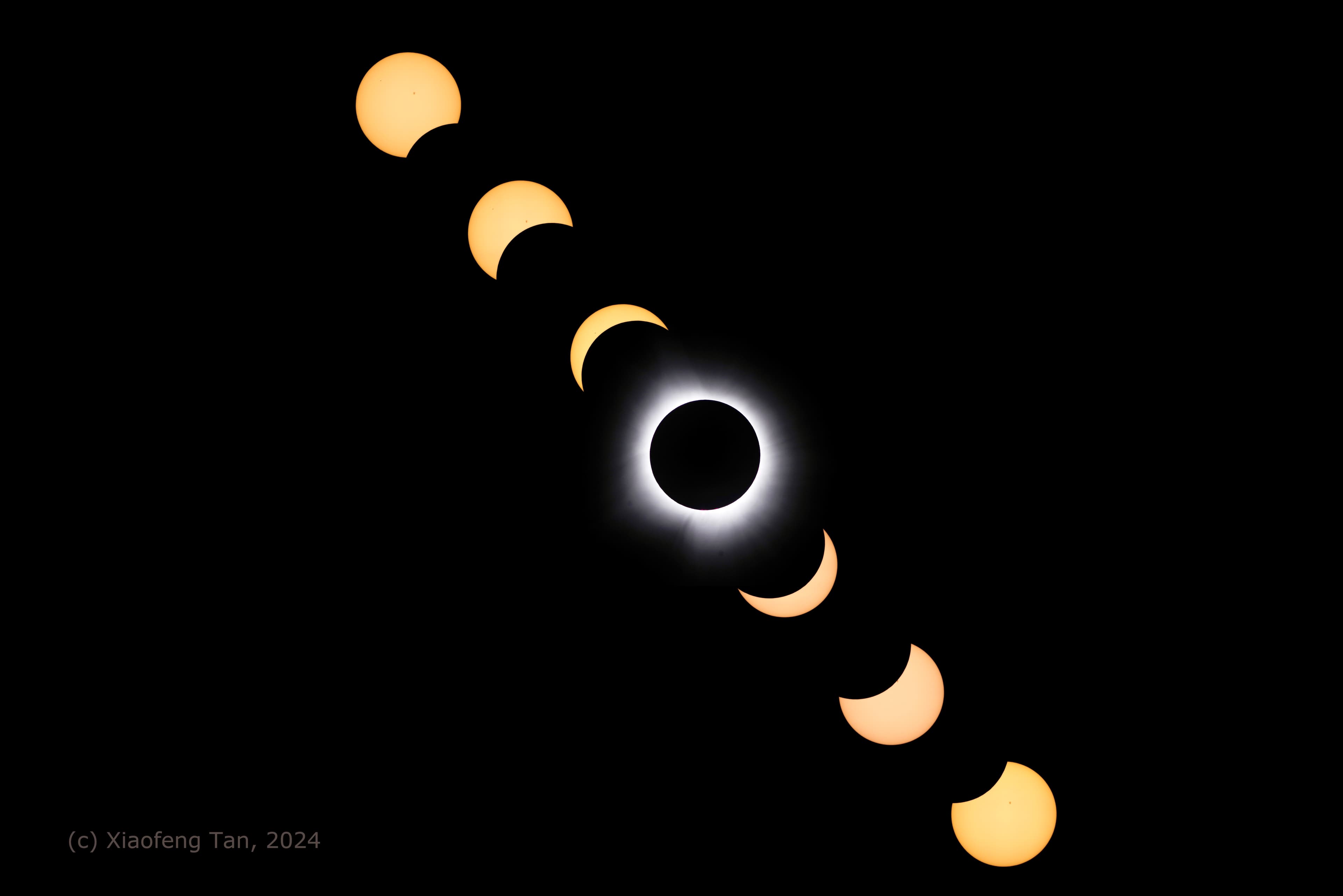 APOD: 2024 April 11 – Eclipse in Seven