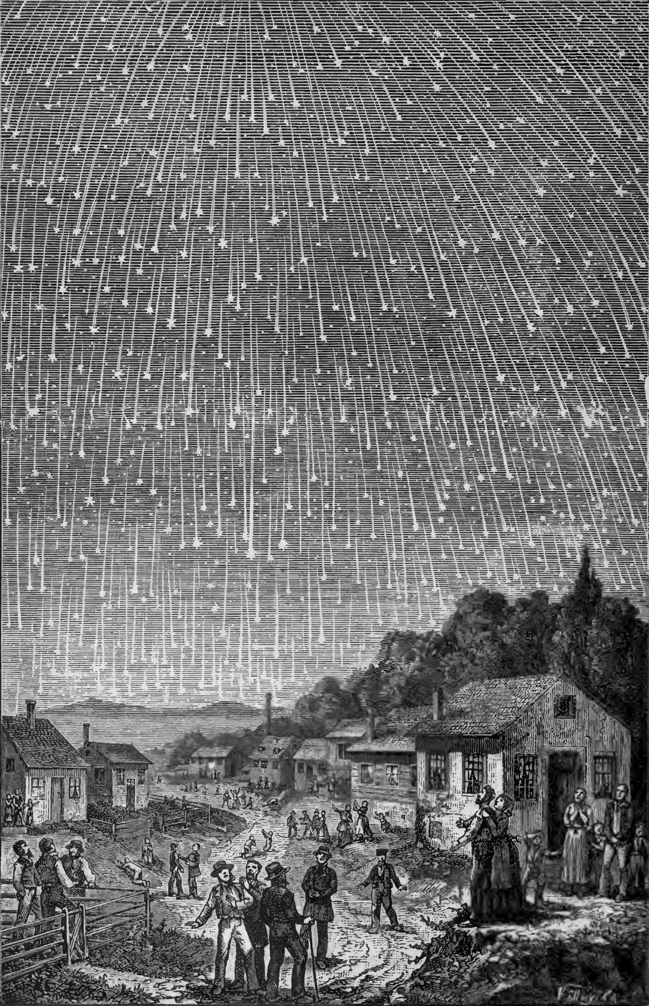 APOD: 2024 December 10 – The Great Meteor Storm of 1833
