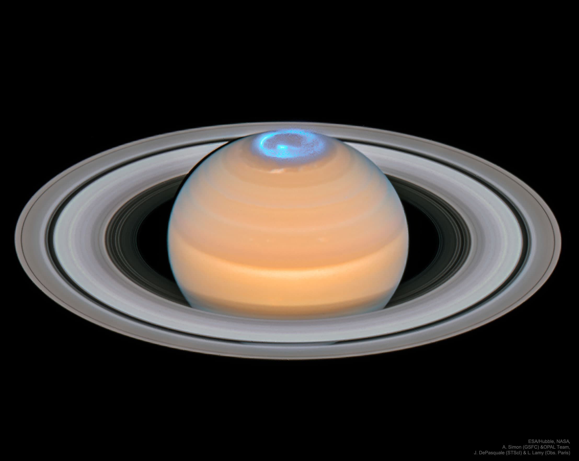 APOD: 2024 December 8 – Aurora around Saturn’s North Pole
