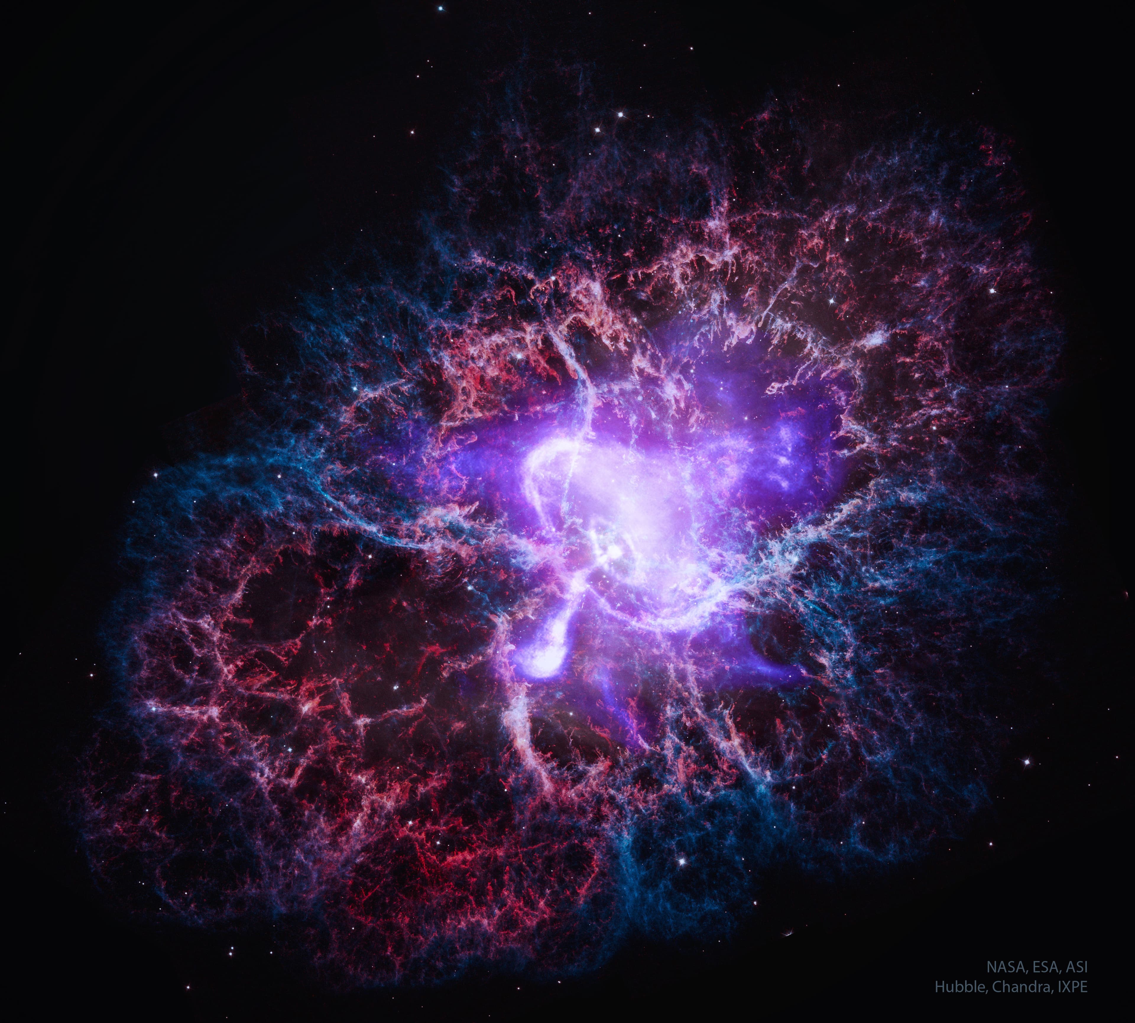 APOD: 2024 July 23 – The Crab Nebula from Visible to X Ray