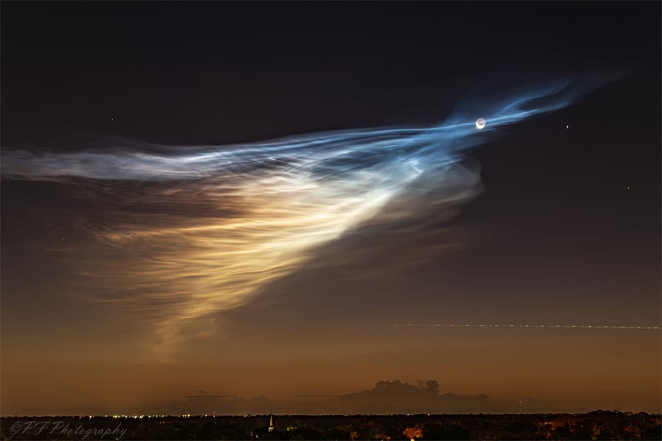 APOD: 2024 July 9 – Noctilucent Clouds over Florida
