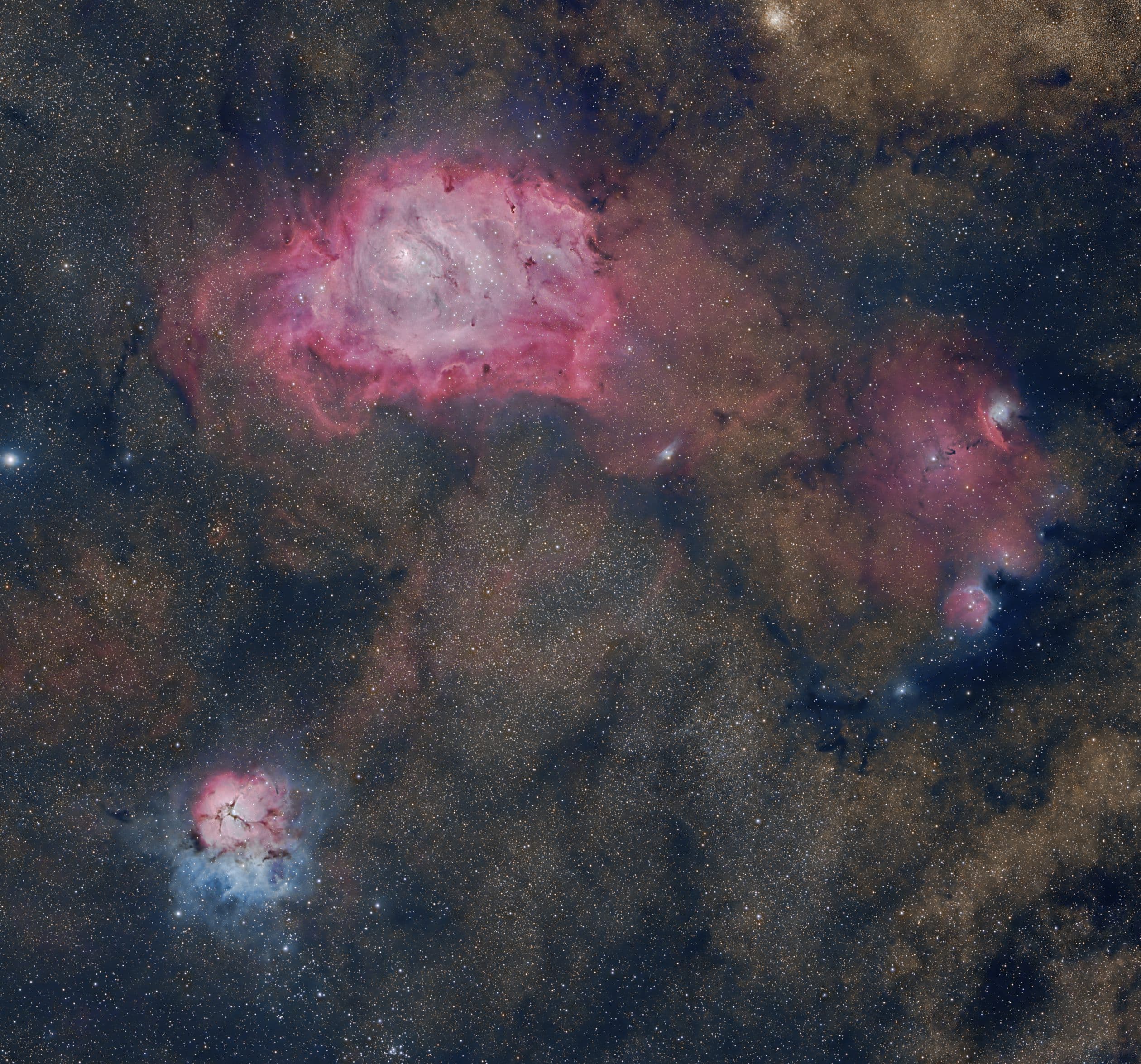 APOD: 2024 July 10 – A Sagittarius Triplet