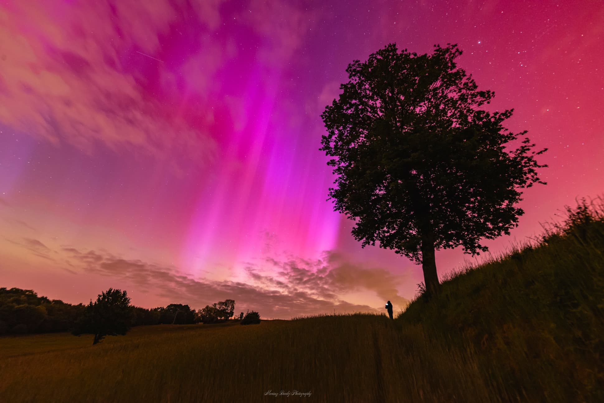 APOD: 2024 May 12 – Red Aurora over Poland