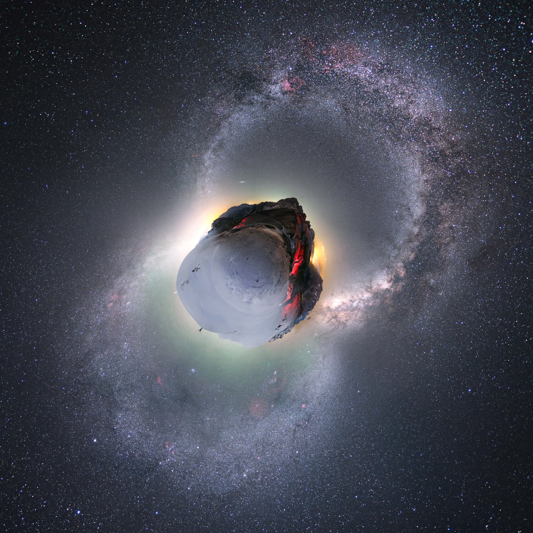 APOD: 2024 November 30 – Winter and Summer on a Little Planet