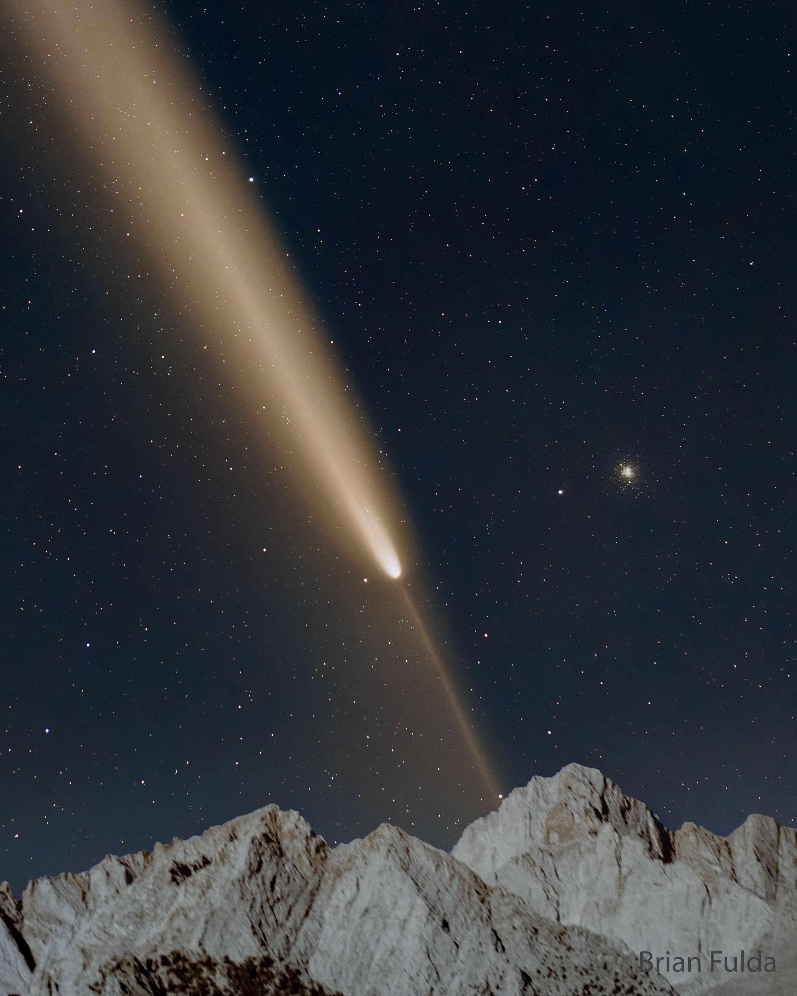 APOD: 2024 October 21 – Comet Tsuchinshan ATLAS over California